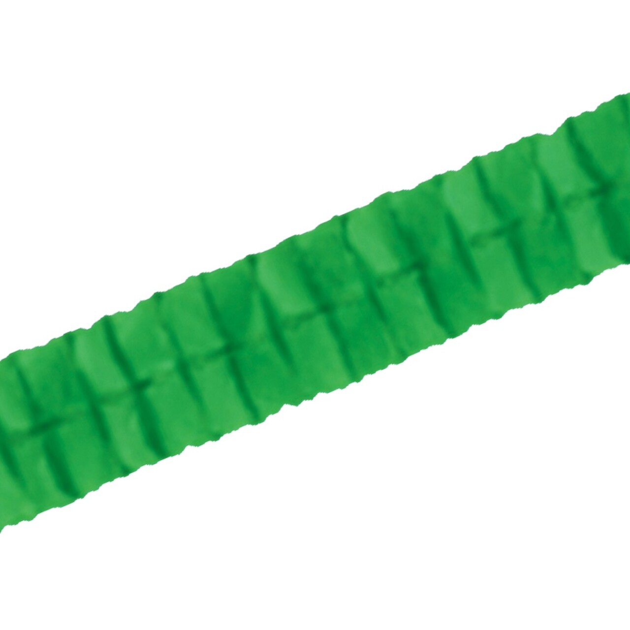 Beistle Club Pack of 12 Green Tissue Leaf Garland St. Patrick's Day Decor 4.5" x 12'